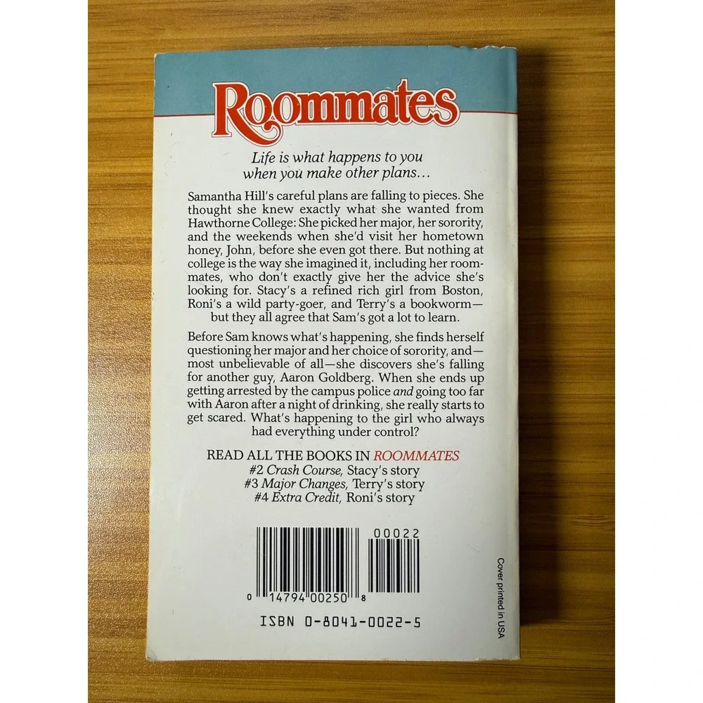 Roommates‎ All Nighter Susan Blake Vintage Teen Paperback Novel #1
